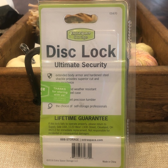 Storage Disk Type Padlock NEW - Picture 2 of 2